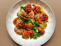 香菜牛肉丸