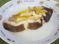 清蒸鱈魚(大比目魚)