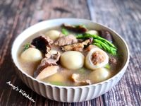冬至鹹湯圓
