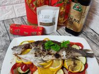 果香烤鱸魚