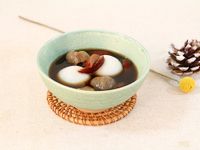 熟地甜茶棗湯圓