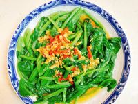 白灼菠菜(五辛素)