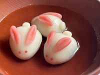 兔子芝麻湯圓
