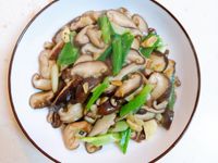 清炒香蕈(五辛素)