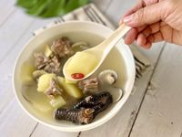 低碳台味│低碳青木瓜排骨湯