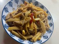 辣炒筍子肉絲