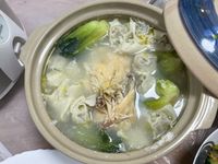沙鍋雲吞雞