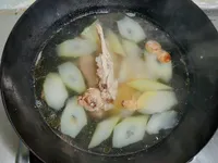 芥菜心燉雞湯