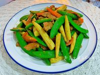 甜豆炒里脊肉