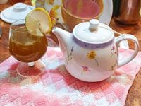 熱檸檬抹茶飲