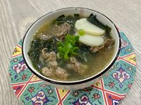 海帶年糕牛肉湯