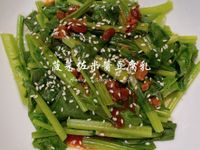菠菜佐米醬豆腐乳