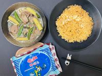 兩面黃煎燴麵