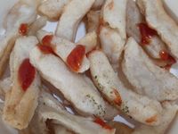 我的家常菜～蒜香九層塔酥炸甜不辣