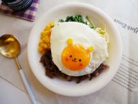 兒童版「小熊韓式牛肉拌飯」營養滿滿好美味