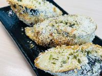 酥炸茄盒｜過熱水蒸氣烤箱微波爐