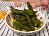 蘆筍前菜二食之香辣氣炸蘆筍 (可素食)