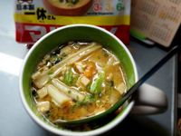即食味噌湯料理b-味噌白菜蛋花湯