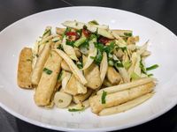 椒鹽茭白筍炒豆干