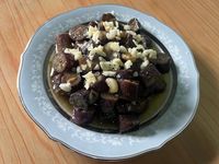 茄子炒蒜頭