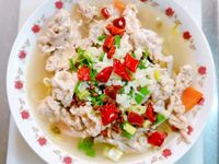 酸菜肉片湯