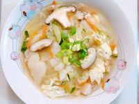 野菜清湯麵疙瘩(五辛素)