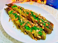 越式蔥油茄子