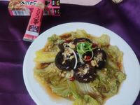 鮮菇扒菜膽
