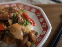 蔥燒雞燴飯