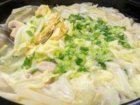 蔬菜煎蛋湯
