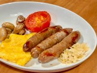 全日早餐 (冷凍香腸不解凍料理法)