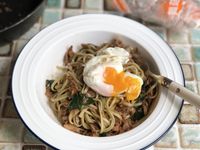 舞菇肉醬麵