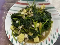 地瓜葉炒菇菇