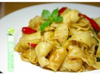 素料理~塔香椒鹽麵腸