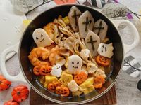 舞菇鮮蝦煲