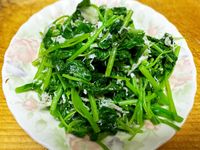 吻仔魚莧菜
