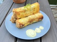 肉鬆吐司捲