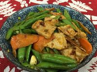 辣炒甜豆