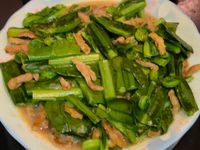 山蘇炒肉絲