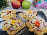 酥皮肉桂蘋果花