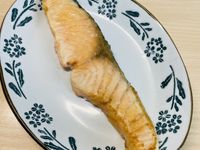 香烤鹽漬鮭魚｜過熱水蒸氣烤箱微波爐