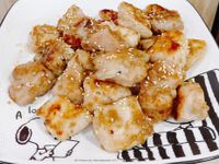 芝麻味增雞肉煎