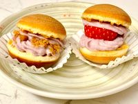 芋泥草莓 / 芋泥肉鬆小漢堡(簡單版)