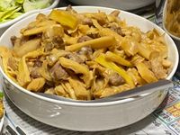 竹篙筍炒肉絲