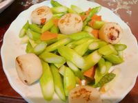 香煎干貝蘆筍