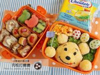 【芝司樂料理東西軍造型便當】小熊維尼園遊會