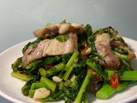 豆豉香炒五花肉蘿蔔菜