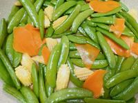 甜豆炒玉米筍