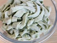 菠菜義大利麵｜過熱水蒸氣烤箱微波爐