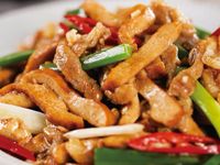 豆乾炒肉絲